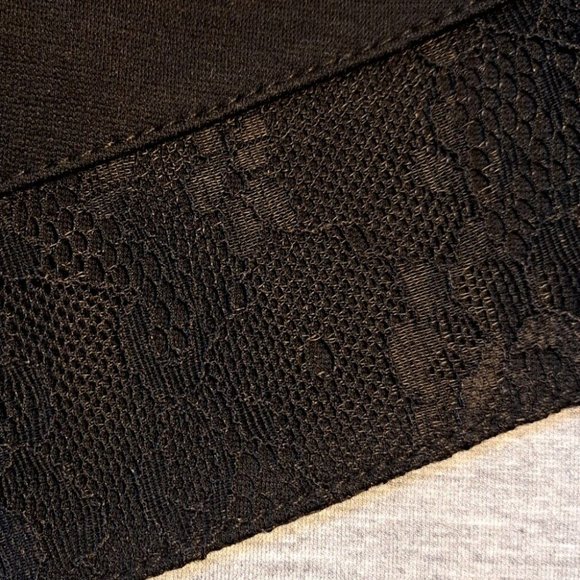 KESSLEY NWT 2 tones LEGGINGS tight Sz MEDIUM lace BALLETCORE ATHLEISURE SUBLIME - Picture 5 of 11